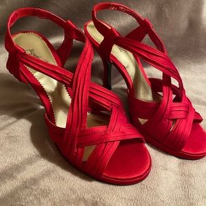 Crimson Red High Heels